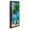 Stupell Industries Bendy Palm Trees on Shore Black Framed Floater Canvas Wall Art, design by LSR Design Studio
